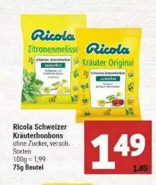 Marktkauf Ricola Schweizer Kräuterbonbons Angebot