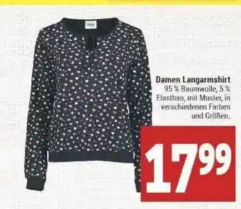 Marktkauf Damen Langarmshirt Angebot