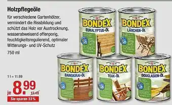 V Baumarkt Holzpflegeöle 750ml Angebot