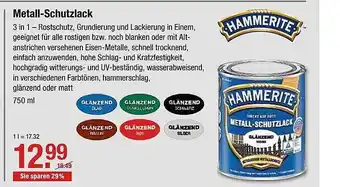 V Baumarkt Hammerite Metall Schutzlack 750ml Angebot