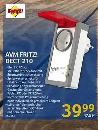 Selgros Avm Fritz! Dect 210 Angebot