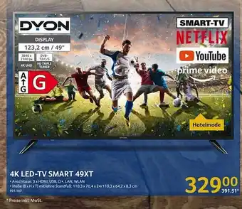 Selgros Dyon 4k Led Tv Smart 49xt Angebot