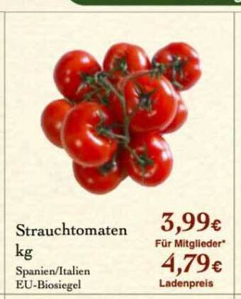 LPG Biomarkt Strauchtomaten Angebot