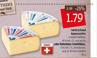 Kupsch Switzerland Appenzeller Angebot