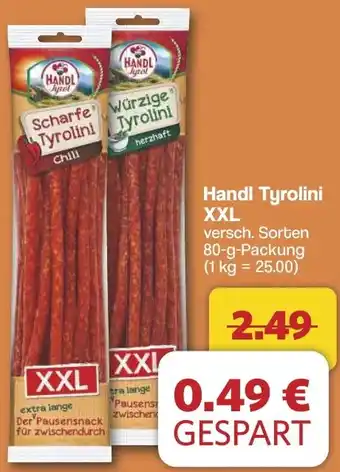 Famila Nord West Handl Tyrolini XXL Angebot