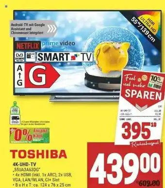 Marktkauf Toshiba 4k-uhd-tv Angebot