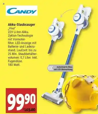 Marktkauf Candy Akku-staubsauger Viva Angebot