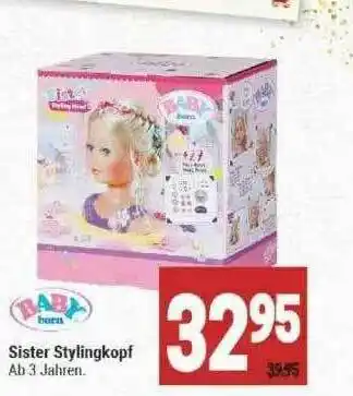 Marktkauf Baby Sister Stylingkopf Angebot