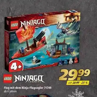 Marktkauf Lego Ninjago Flug Mit Den Ninja-flugsegler 71749 Angebot