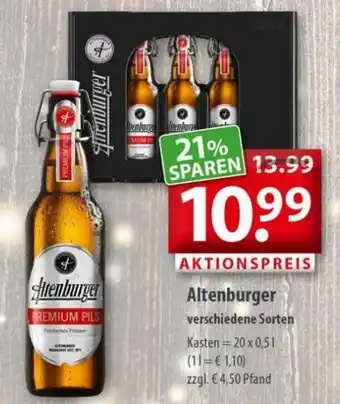 Getränkeland Altenburger 20x0,5L Angebot