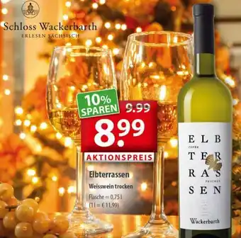 Getränkeland Elbterrassen Weisswein trocken 0,75L Angebot