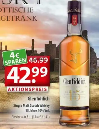 Getränkeland Glenfiddich Single Malt Scotch Whisky 0,7L Angebot