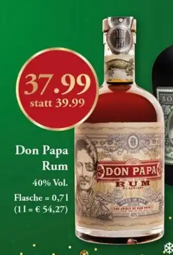 Getränkeland Don Papa Rum  0,7L Angebot