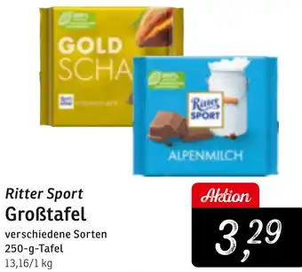 KONSUM Ritter Sport Groẞtafel Angebot
