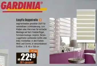 V Baumarkt GARDINIA EasyFix Doppelrollo Angebot