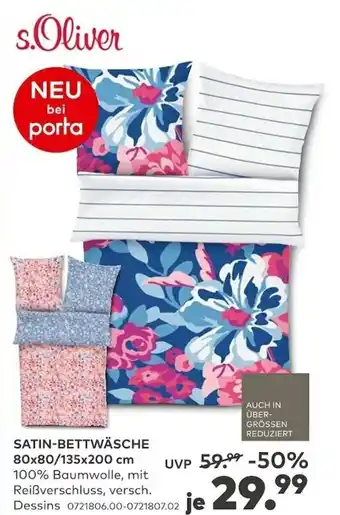 porta s.Oliver Satin Bettwäsche Angebot