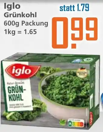 Klaas und Kock Iglo Grünkohl 600g Angebot