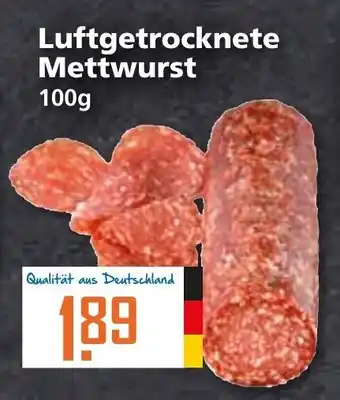 Klaas und Kock Luftgetrocknete Mettwurst 100g Angebot