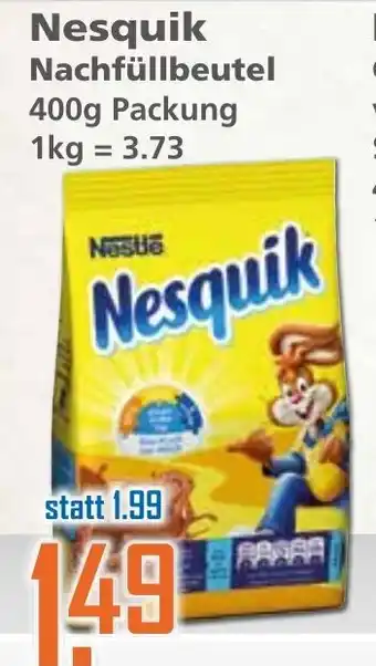 Klaas und Kock Nesquik Nachfüllbeutel 400g Angebot