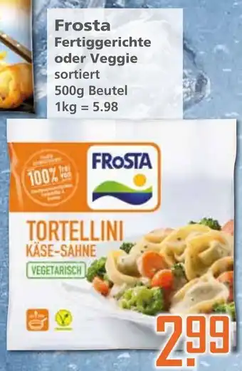 Klaas und Kock Frosta Fertiggerichte oder Veggie 500g Beutel Angebot