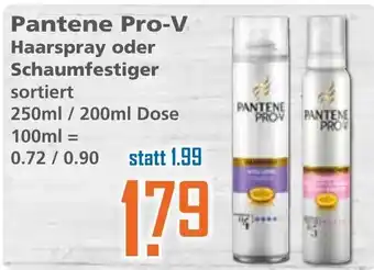 Klaas und Kock Pantene Pro V Haarspray oder Schaumfestiger 250ml/200ml Angebot