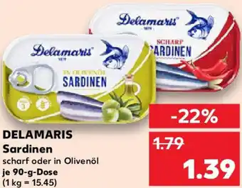 Kaufland DELAMARIS Sardinen Angebot