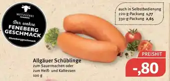 Feneberg Allgäuer Schüblinge 100g Angebot