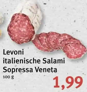 Feneberg Lenovi Italienische Salami Sopressa Veneta 100g Angebot