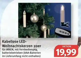 Feneberg Kabelloser LED Weihnachtskerzen 20er Angebot