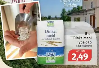 Feneberg Bio Dinkelmehl Type 630 Angebot
