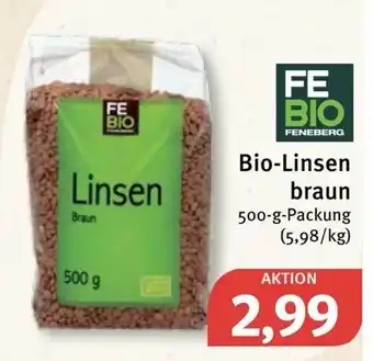 Feneberg Bio Linsen braun 500g Angebot