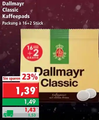 L. STROETMANN GROSSMARKT Dallmayr Classic Kaffeepads Angebot