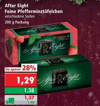 L. STROETMANN GROSSMARKT After Eight Feine Pfefferminztäfelchen 200g Angebot