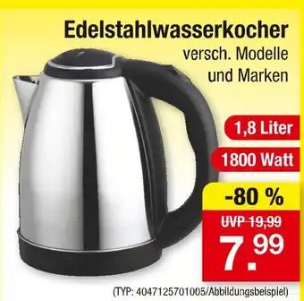 Zimmermann Edelstahlwasserkocher Angebot