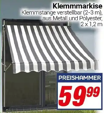 CENTERSHOP Klemmmarkise Angebot