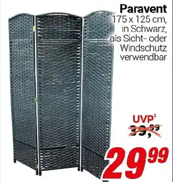 CENTERSHOP Paravent Angebot