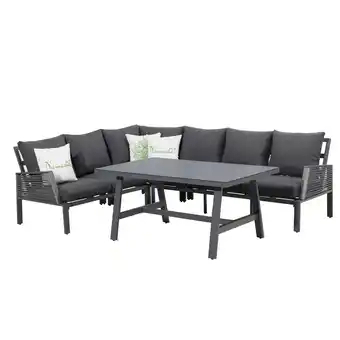 toom Baumarkt Gartenmöbel-Set 'Hedi' grau 4-teilig Angebot