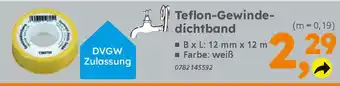 Globus Baumarkt Teflon-Gewindedichtband Angebot