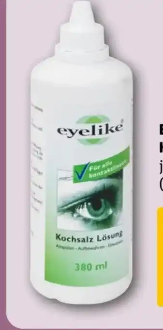 REWE Center Eyelike Kochsalzlösung Angebot
