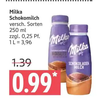 Marktkauf Milka schokomilch Angebot