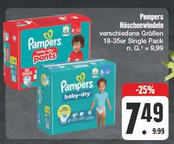 Edeka Pampers höschenwindeln Angebot