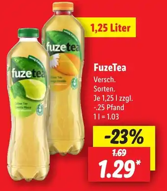 Lidl fuzetea Angebot