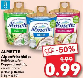 Kaufland ALMETTE Alpenfrischkäse Angebot
