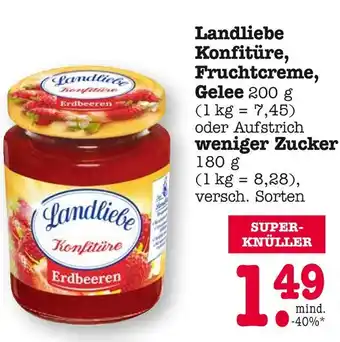 E-Center Landliebe konfitüre, fruchtcreme, gelee Angebot