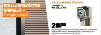 OBI Rollladenkasten dämmung Angebot