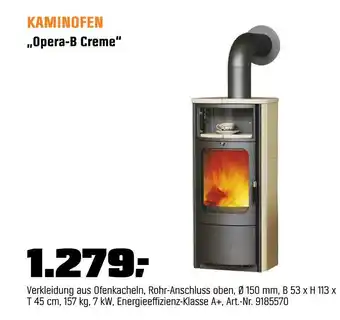 OBI Kaminofen „opera-b creme“ Angebot