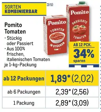 METRO Pomito tomaten Angebot