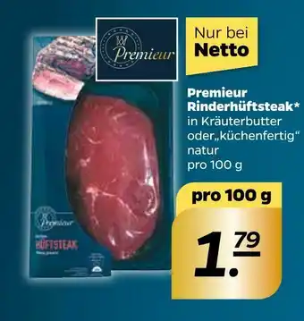 NETTO Premieur rinderhüftsteak Angebot