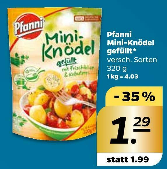 Pfanni miniknödel Angebot bei NETTO