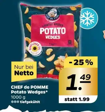 NETTO Chef de pomme potato wedges Angebot